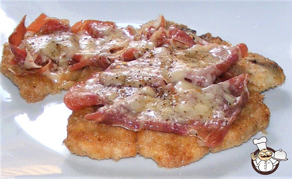 Un pensionato in cucina Cotoletta alla bolognese (la Petroniana).