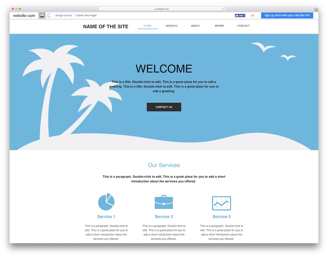 7 Blank Website Templates Free Download Face Desain