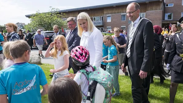 Prince Haakon and Princess Mette-Marit celebrated Grimstad’s 200th anniversary