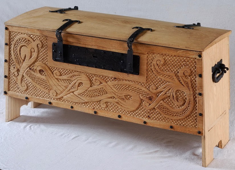 The Oak and the Antler Viking wooden chests