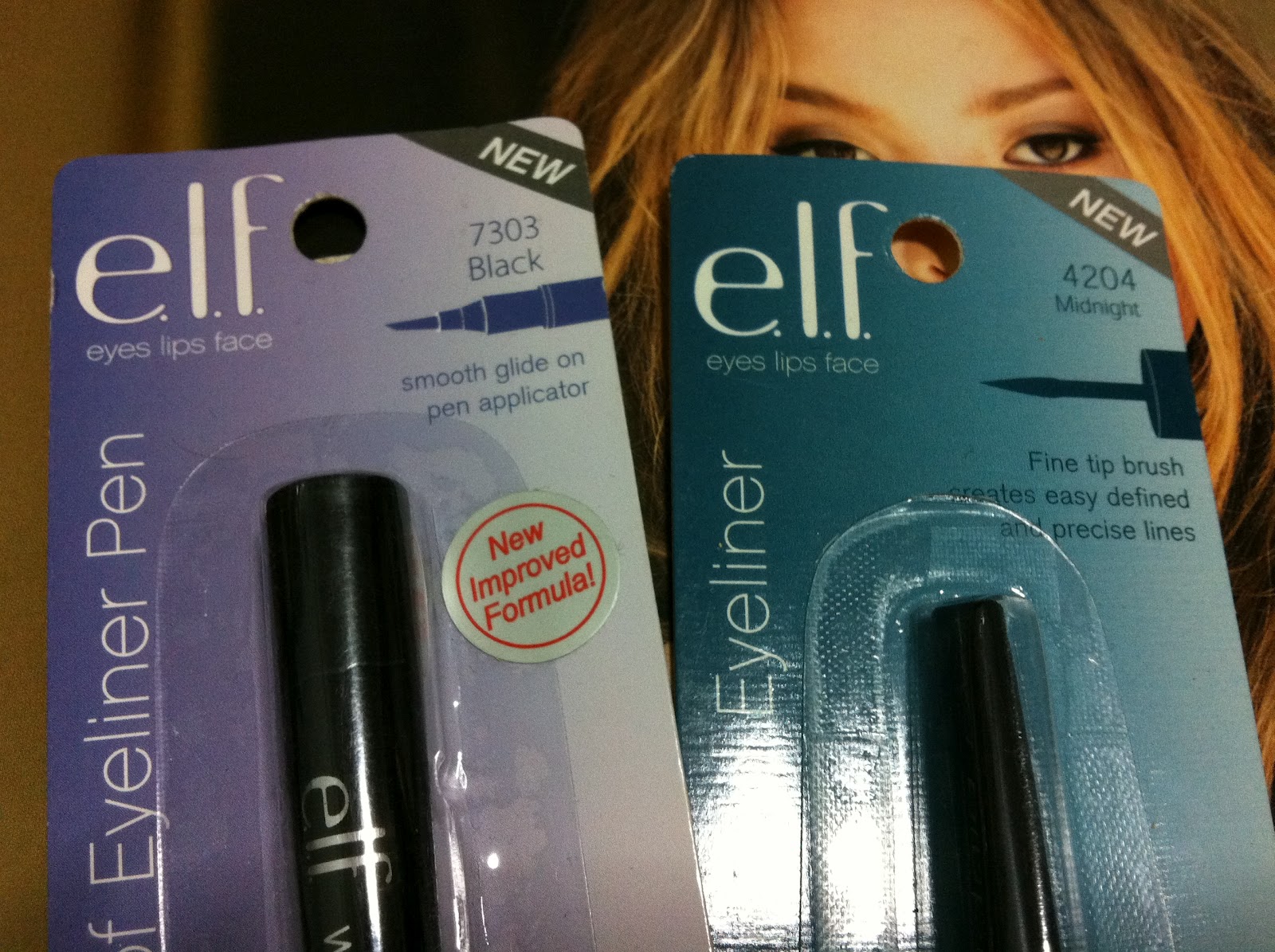 BeautyCutie Eyeliners Swatches Elianto & elf