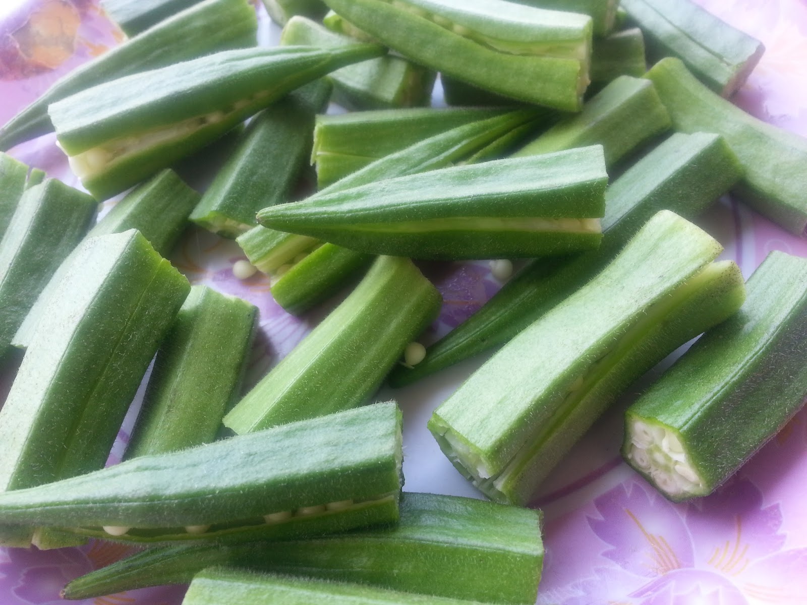 Annapurna Microwave Bharwa Bhindi / Stuffed Okra Recipe