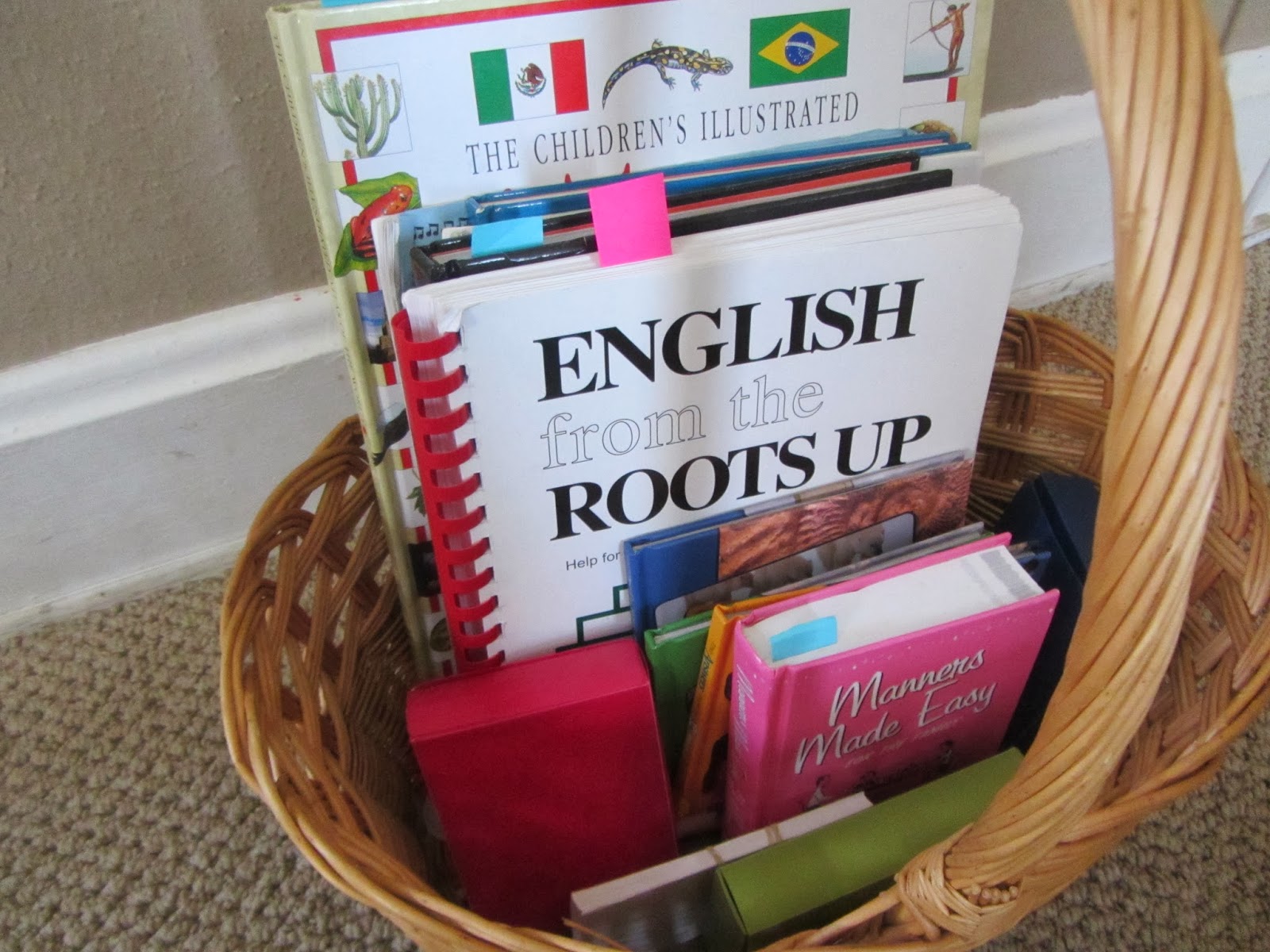 Our Start-the-Day-Together Basket. The Unlikely Homeschool