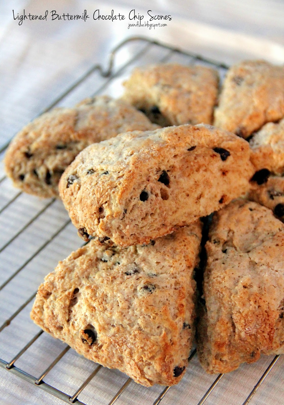 Jo and Sue Lightened Buttermilk Chocolate Chip Scones