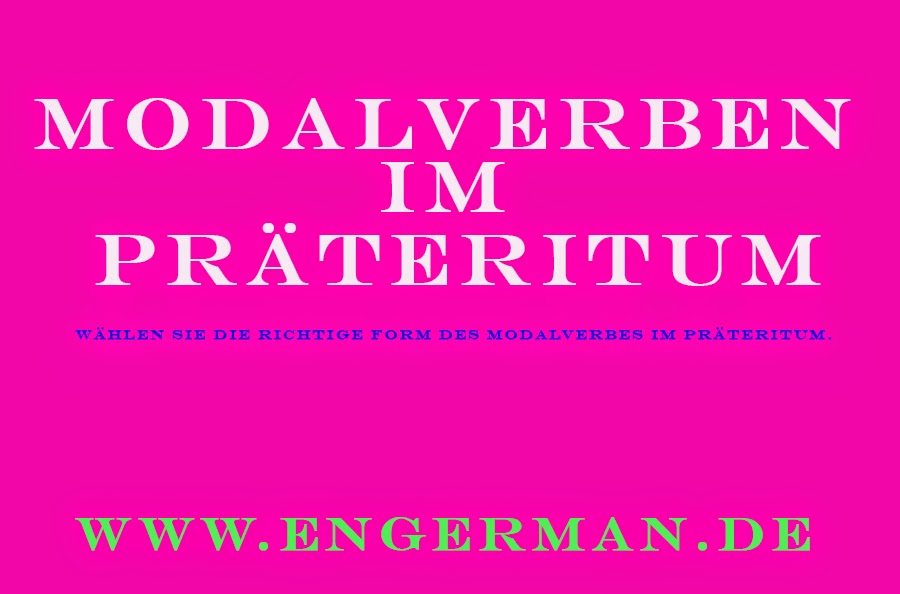 Modalverben Englisch übungen Mit Lösungen Pdf Modalverben im Präteritum « L E A R N G E R M A N