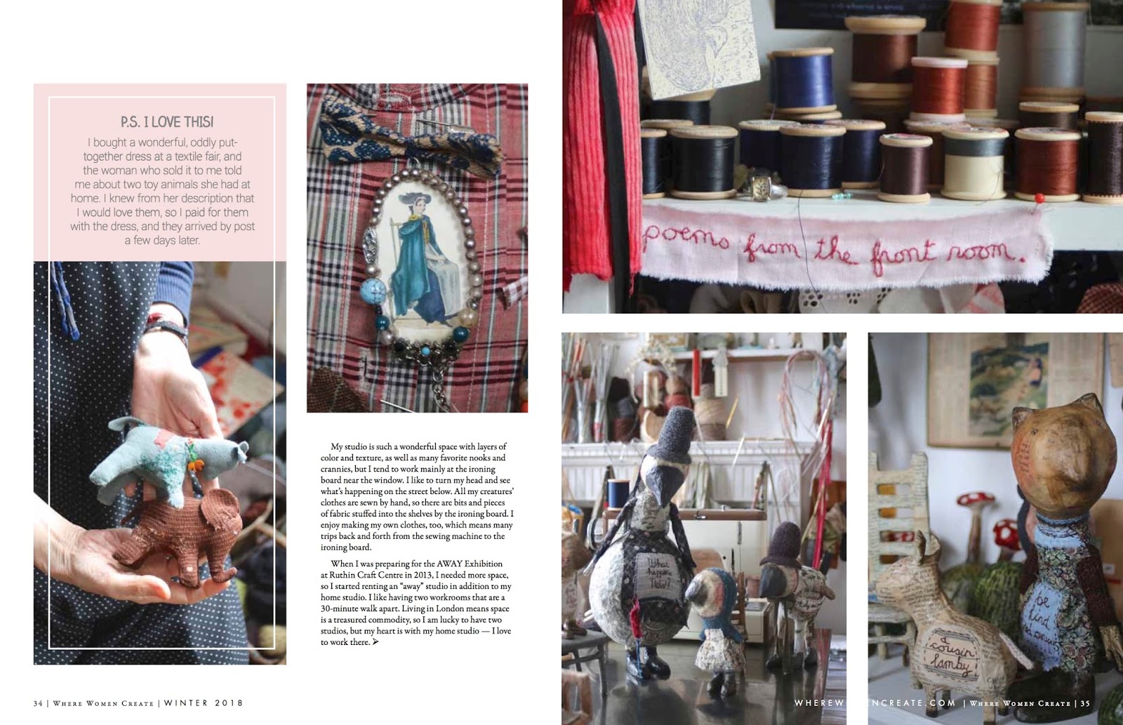 EARTH ANGELSmy feature in the new issue....congrats to Julie Arkell...