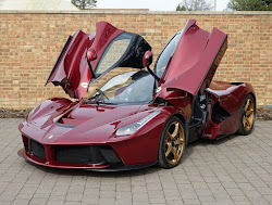 ferrari laferrari rosso rubino aperta burgundy cars dark stunning purple million rare garage interior while colour gtspirit interiors doors cool