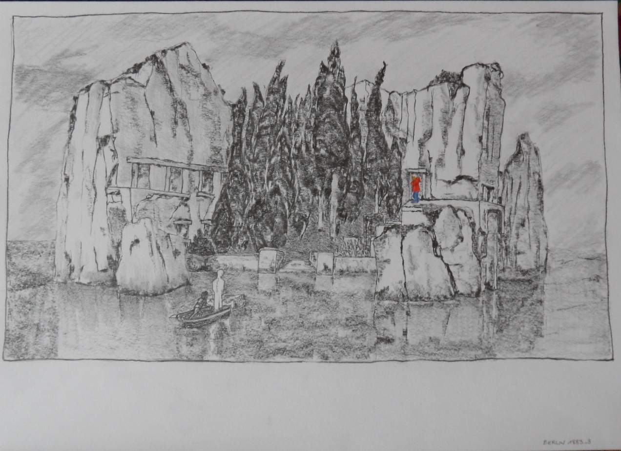 matières, couleurs et formes L’Île des Morts d’Arnold Böcklin