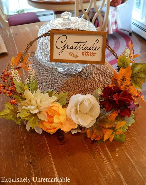 Gratitude Half Wreath