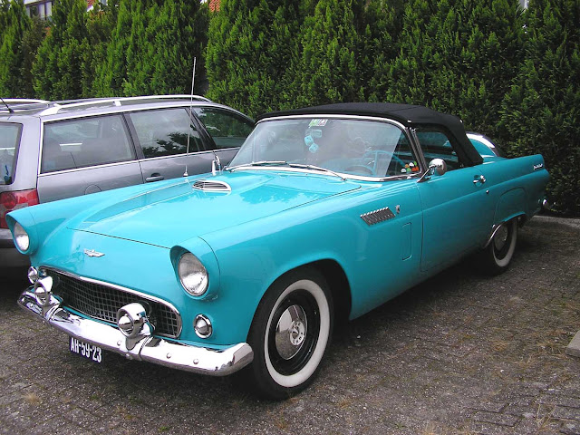 Ford Thunderbird 1956 Blue