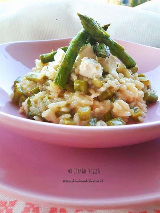 Risotto con taleggio e asparagi, ricetta tipica lombarda Kucina di Kiara