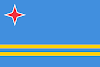 Logo Gambar Bendera Negara Aruba PNG JPG ukuran 100 px