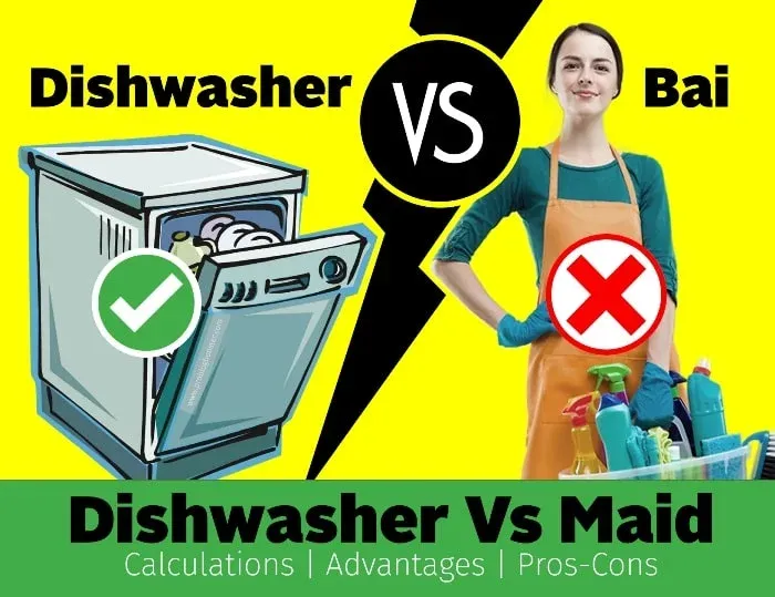 Why Dishwasher Machine Is Better than Maid? (Dishwasher Vs Maid) Total