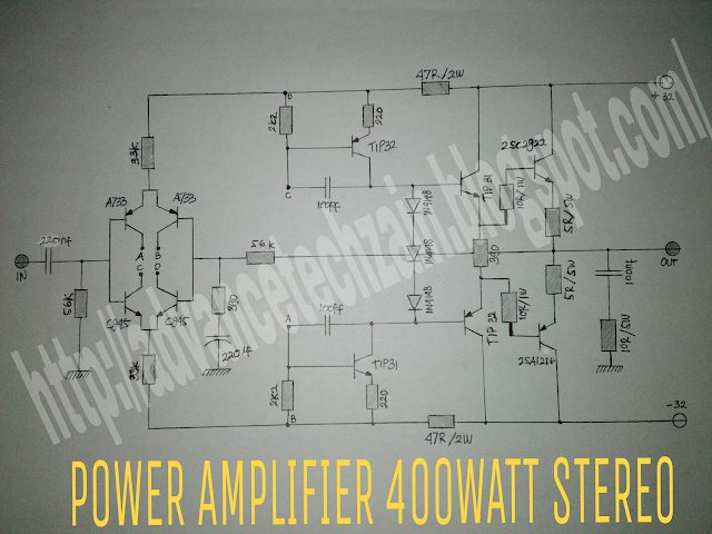 Surfing On My Blog: Rangkaian Power Amplifier 2 Tingkat