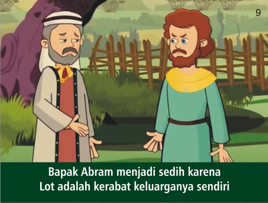 Komik Alkitab Anak Abram dan Lot Berpisah