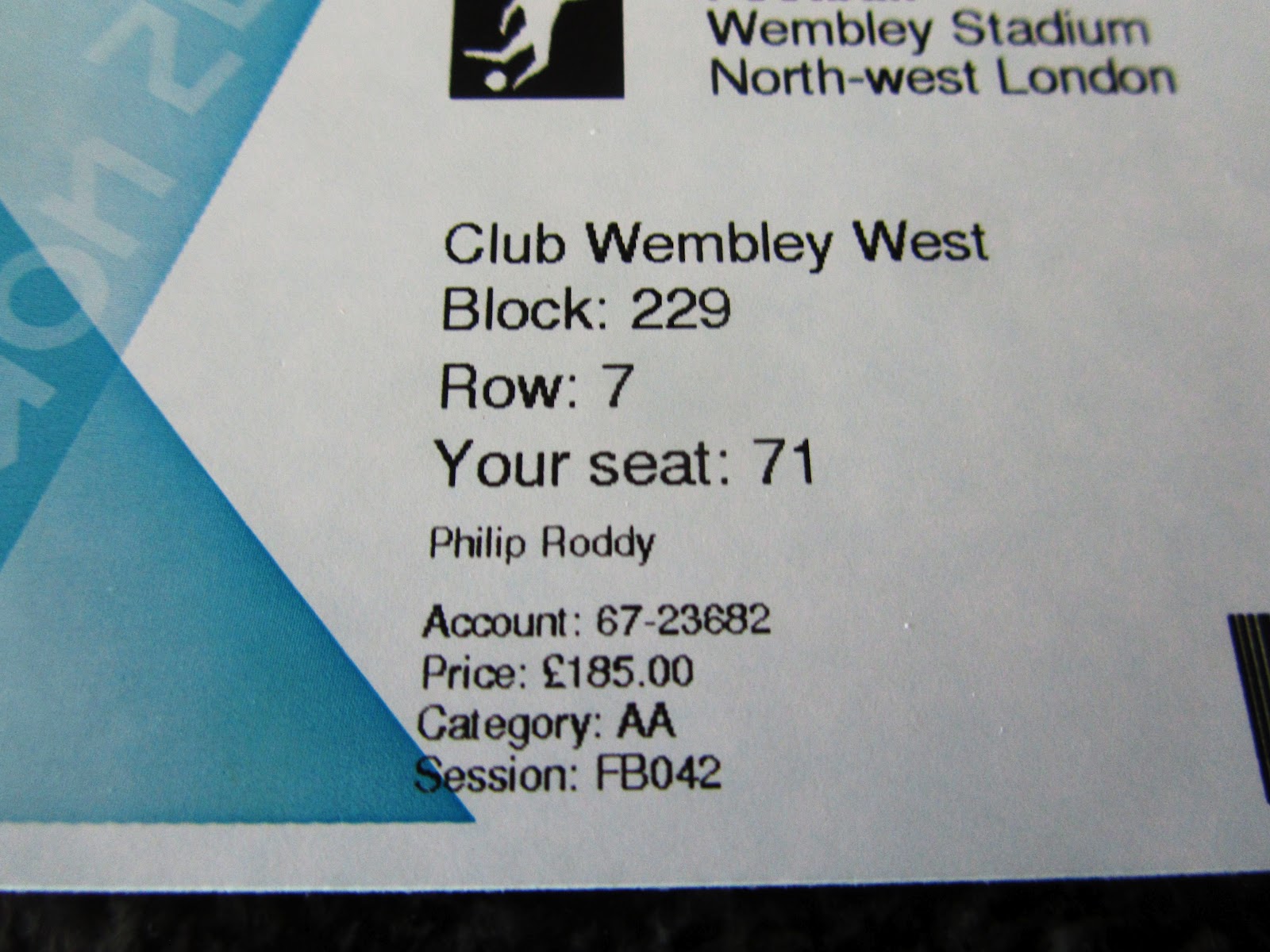 Wimbledon tickets English walls