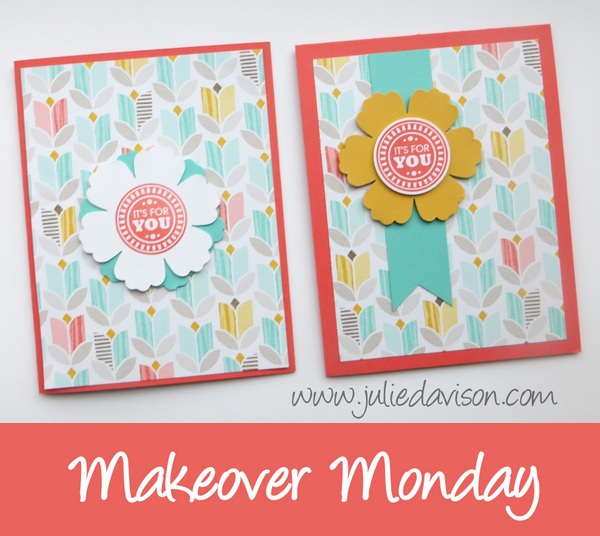 Stampin' Up! Amazing Birthday -  Makeover Monday: Rule of Thirds Design Principle www.juliedavison.com