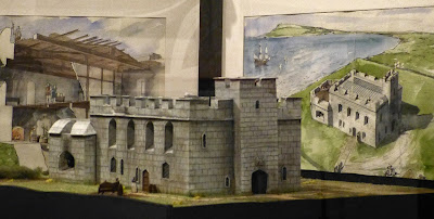 Model of Sandsfoot Castle in Weymouth Museum