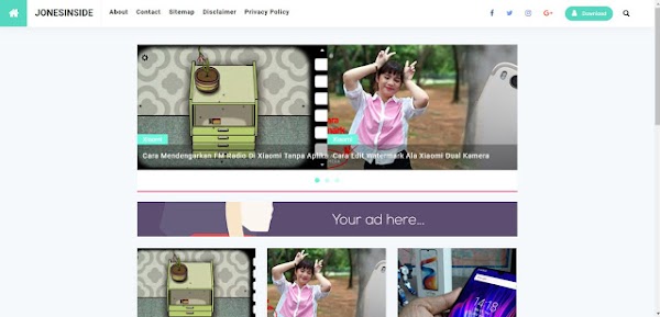 Livia Luna Premium Template Blogger Livia Luna Premium Template Blogger