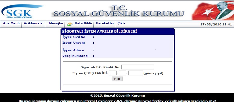 Isten Cikis Bildirgesindeki Kodlar Ve 29 Kodu