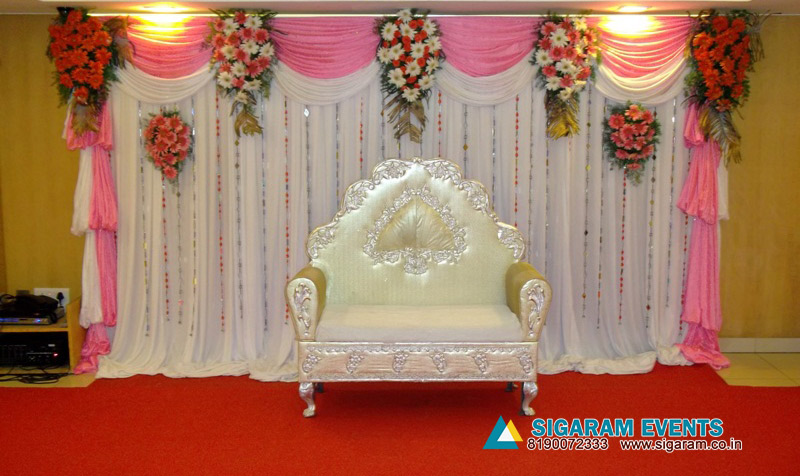 Pink Gold Wedding Stage Background Effect Picture Decors & 3D Models | PSD  Free Download - Pikbest