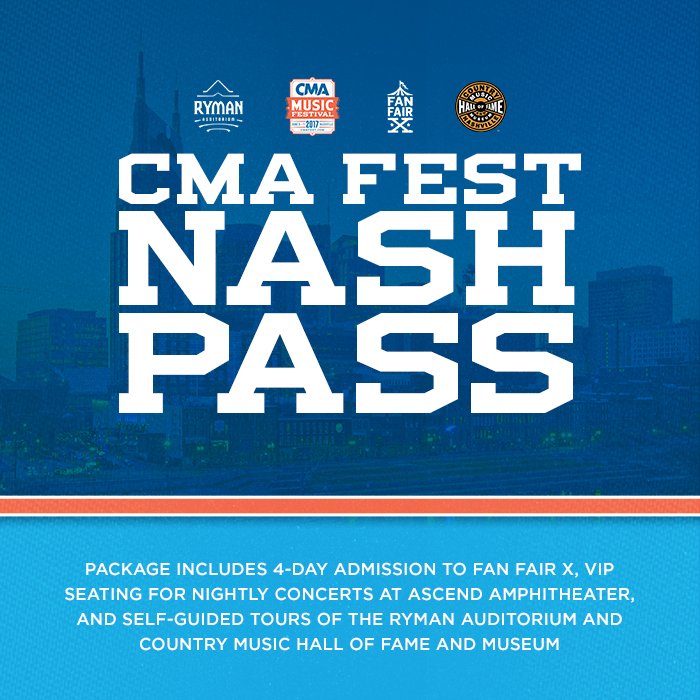 CMA Fest Nash Pass...Latest Info! CMA Fest Autograph Signing and Meet
