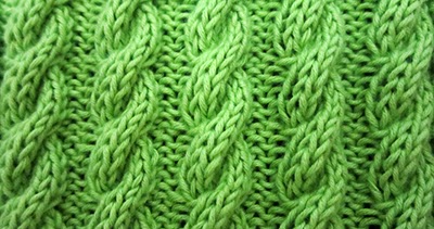 Knitting Stitch Patterns: Corded Cable Rib
