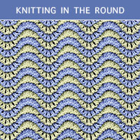 Eyelet Lace 88 - Knitting in the round