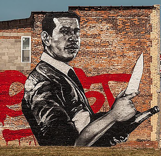 Askew Tribute To Nekst Street Art Mural In Detroit - Close up