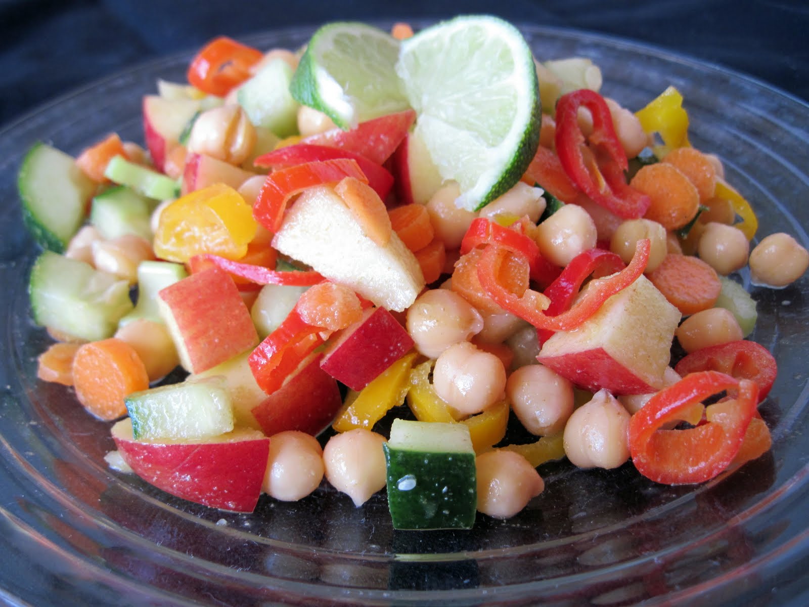 You just have to TRI! What's for Dinner? Chunky Vegetable Salad with LemonCumin Vinaigrette