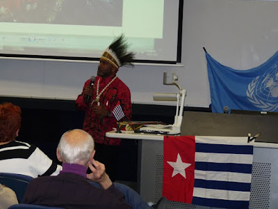 Benny Wenda Sosialisasi Papua Merdeka di Universitas Tertua Ke-3 di Australia