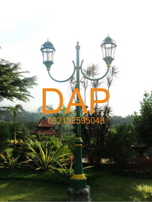 Tiang lampu taman - Pabrikasi tiang lampu - Tiang lampu antik