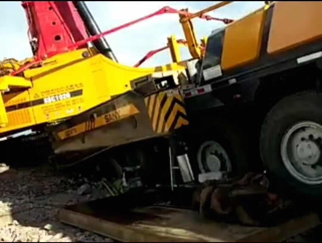 Sany SCC1020 Wind Power Truck Crane Accident Cranepedia