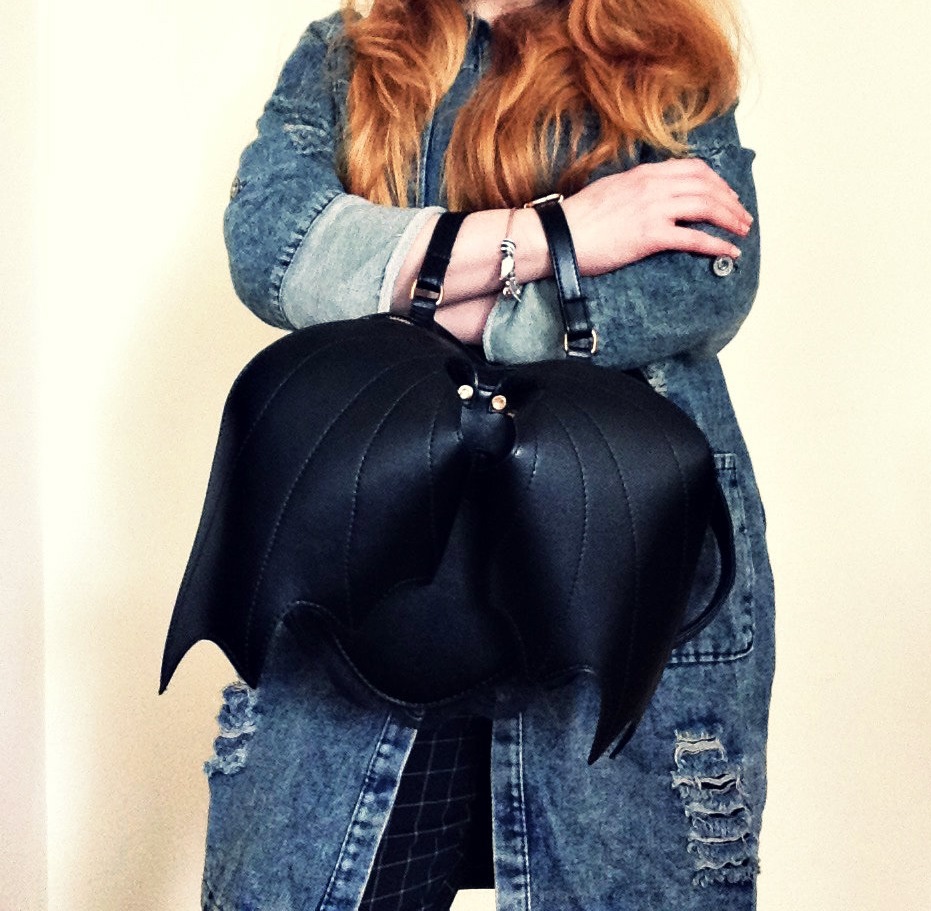 DENIM COAT&BAT BACKPACK