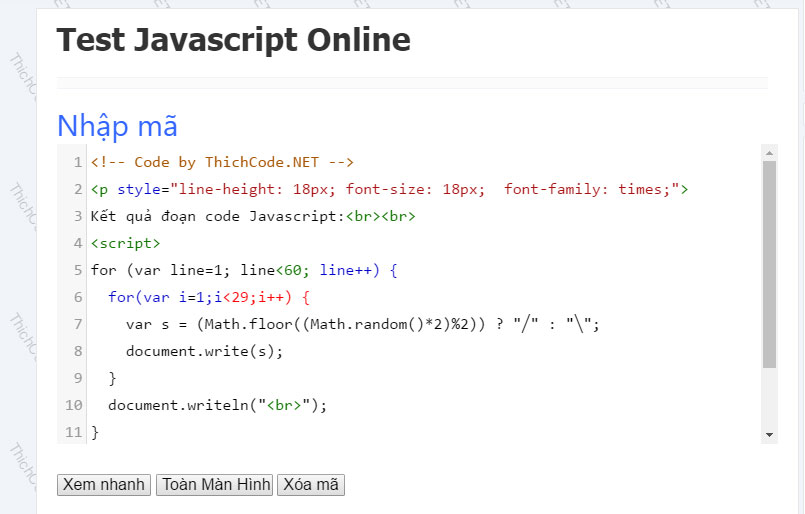 Javascript готовый. JAVASCRIPT редактор. Test js.