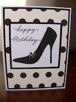 Made by Jacqueline: Custom Chanel Card & High Heel Cards