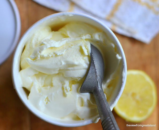 Fresh Lemon Ice Cream The View from Great Island