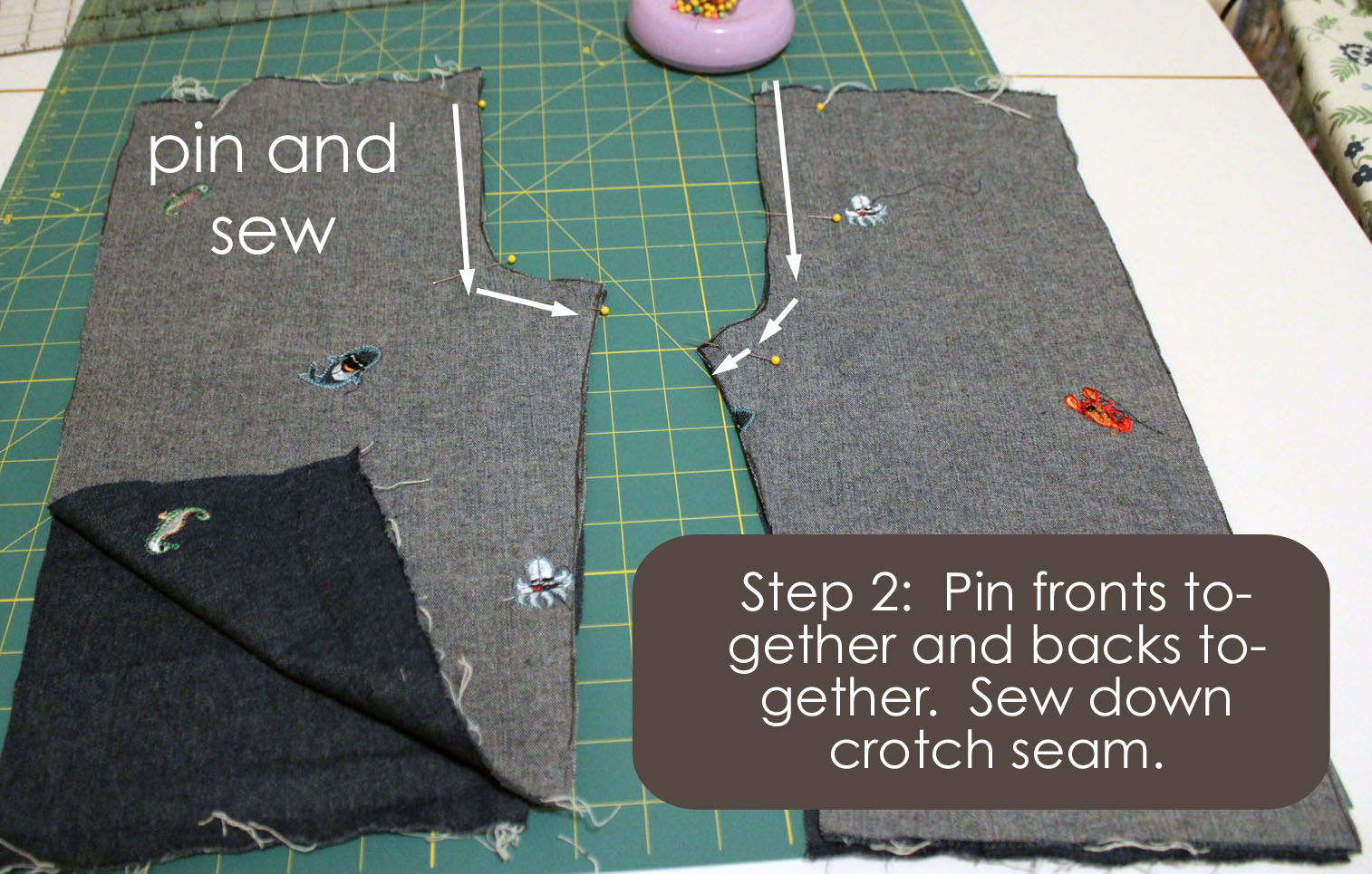 craft whatever: Tutorial: Baby Pants (jeans) with Knit Waistband