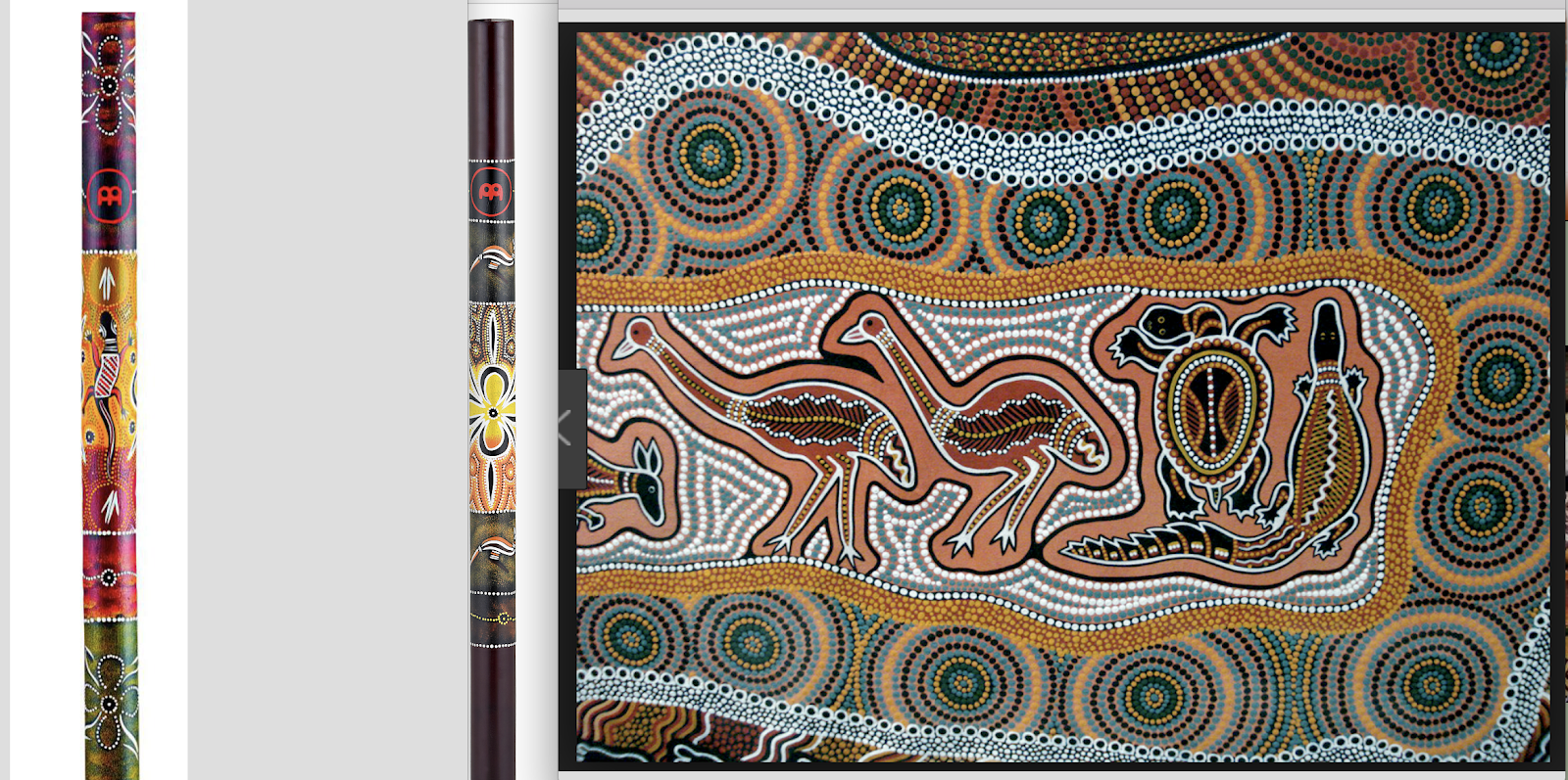 Baldauf BlogART Pointillism Aboriginal Rain Sticks