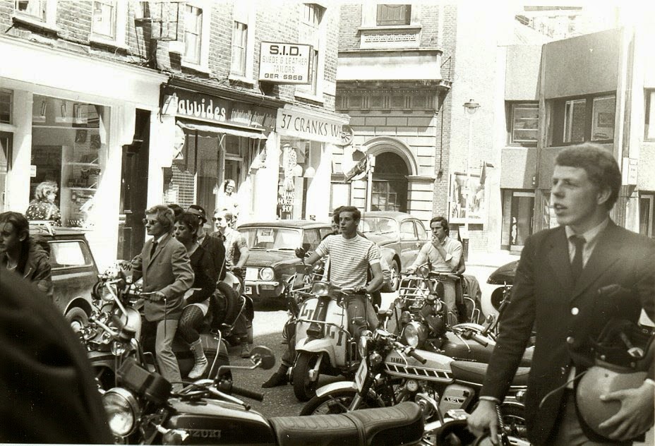 Mods on Scooters in London, 1979 ~ vintage everyday
