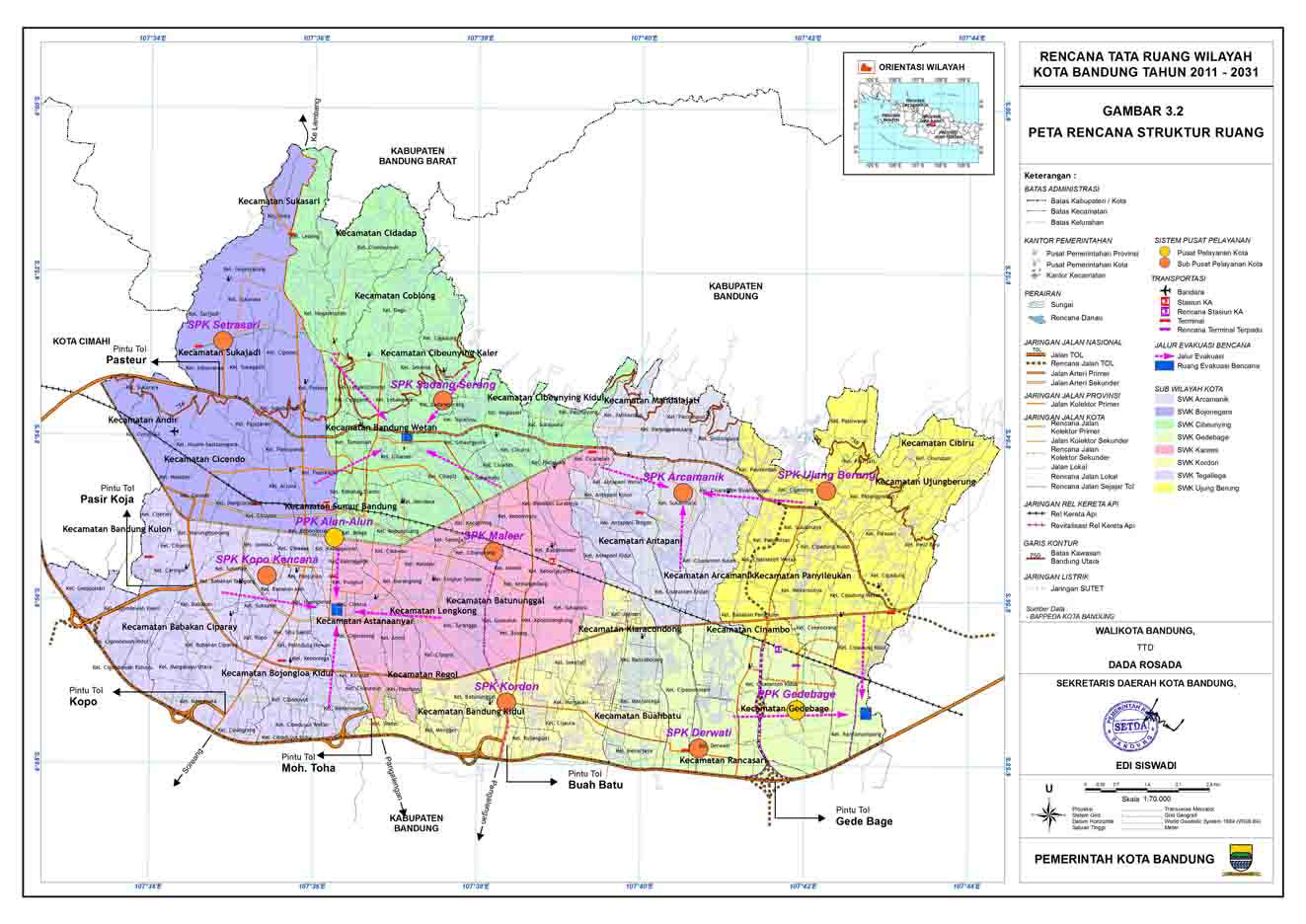 Peta Kota Bandung