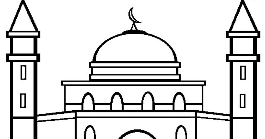 Featured image of post Ayo Belajar Gambar Mewarnai Gambar Masjid Beserta Panduan