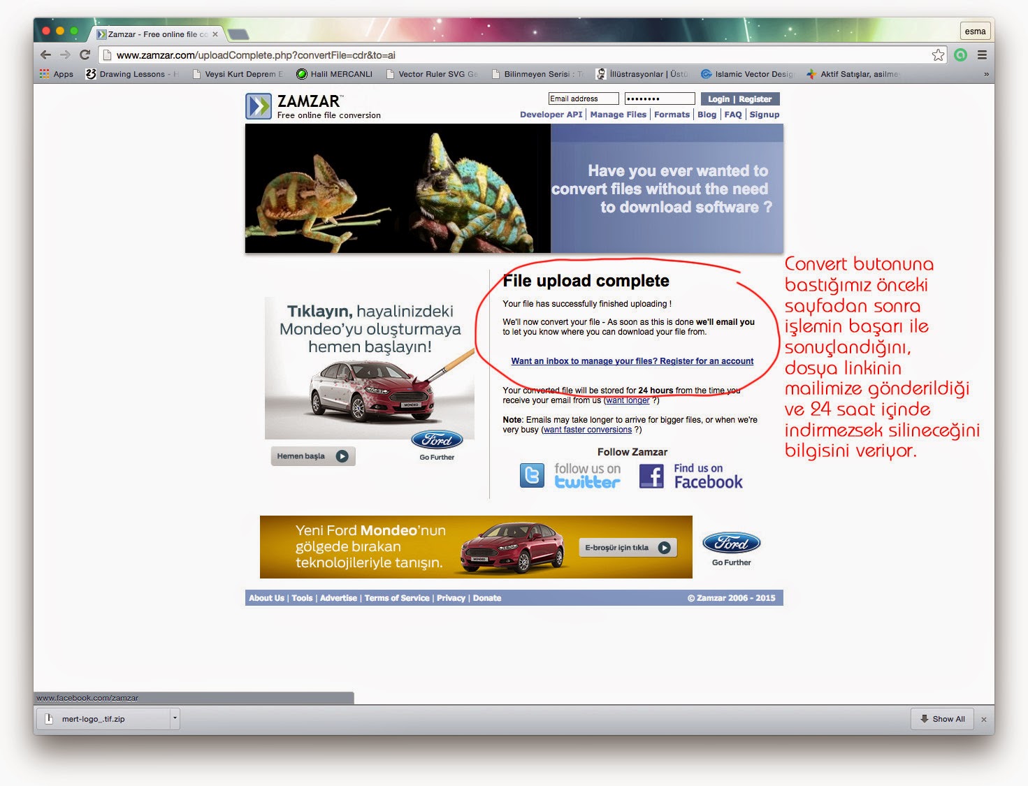 CDR dosyalarını EPS & AI dönüştürme cdr to eps convert