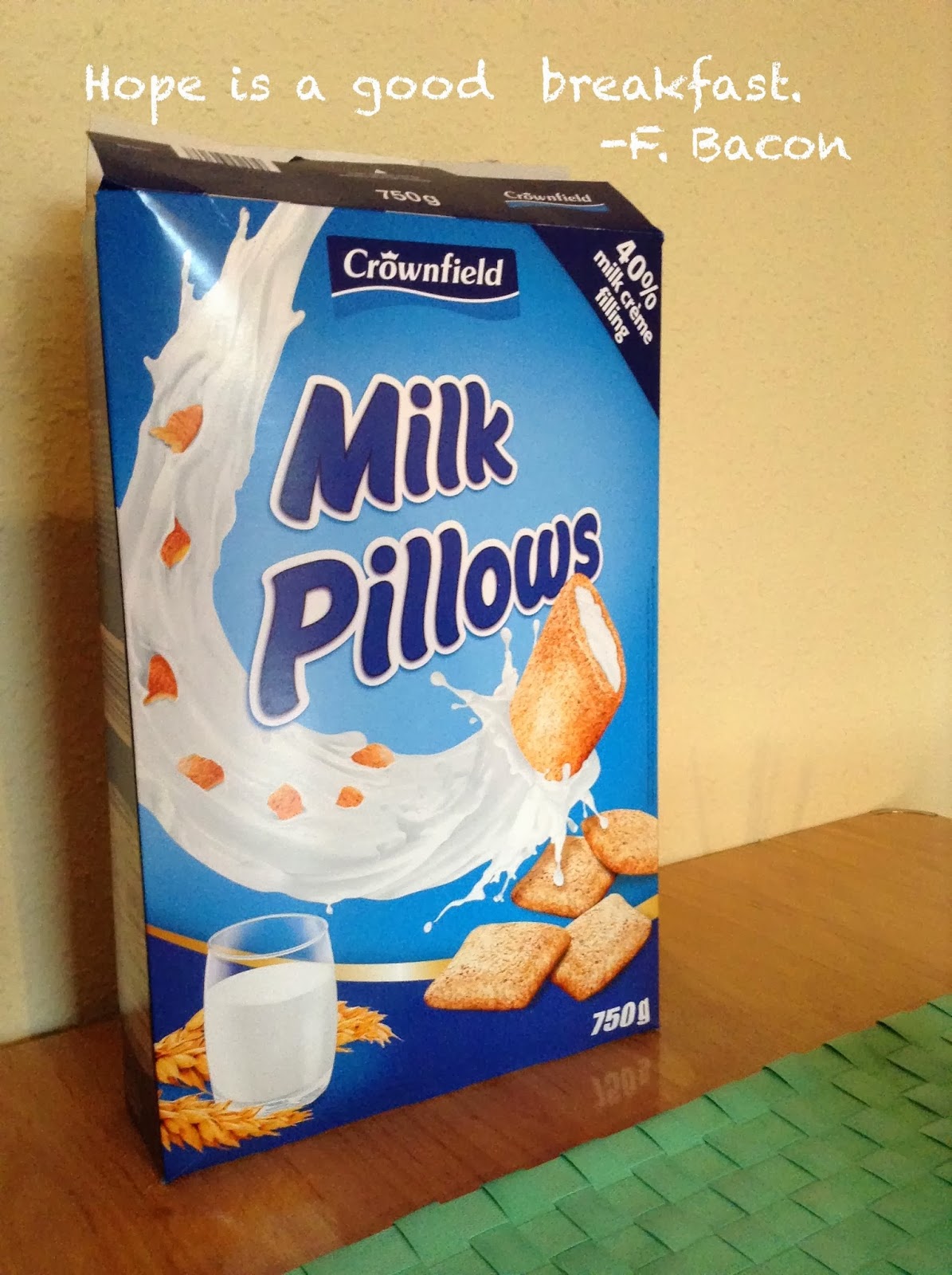 A Geek Wearing Makeup Sweets for Breakfast Crownfield Milk Pillows