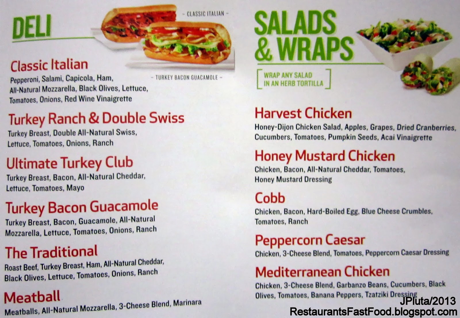Restaurant Fast Food Menu McDonald's DQ BK Hamburger Pizza Mexican Taco