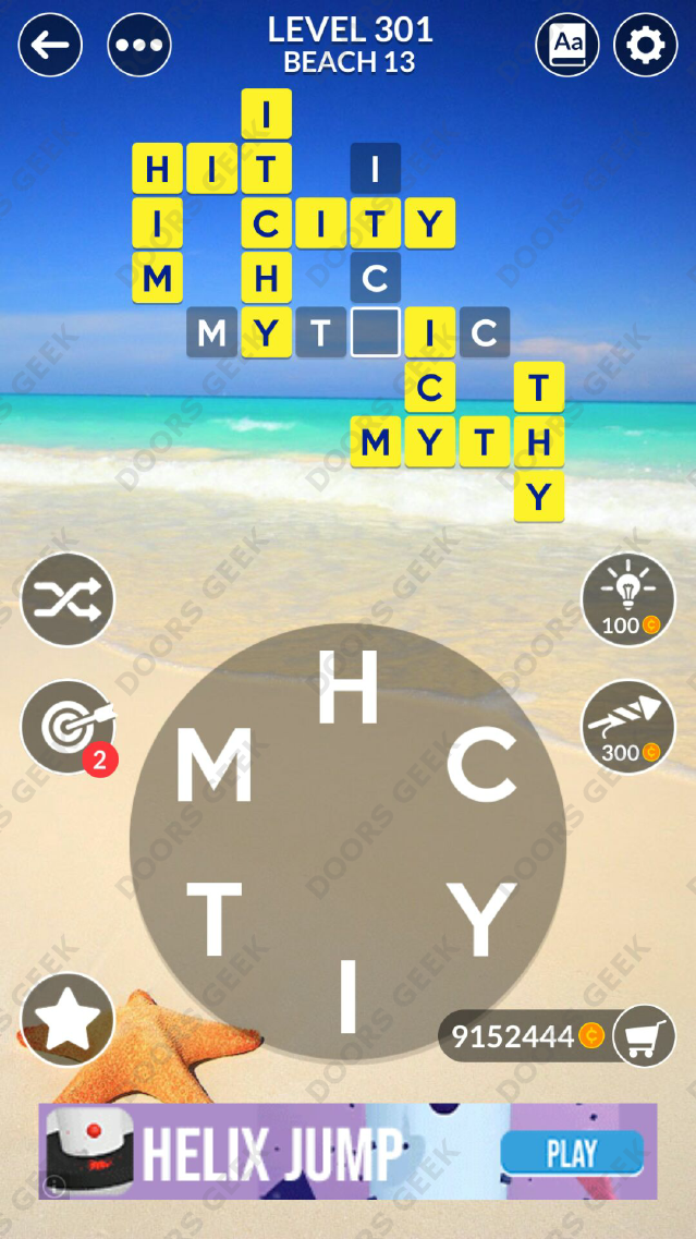 Wordscapes Level 301 Answers ~ Doors Geek