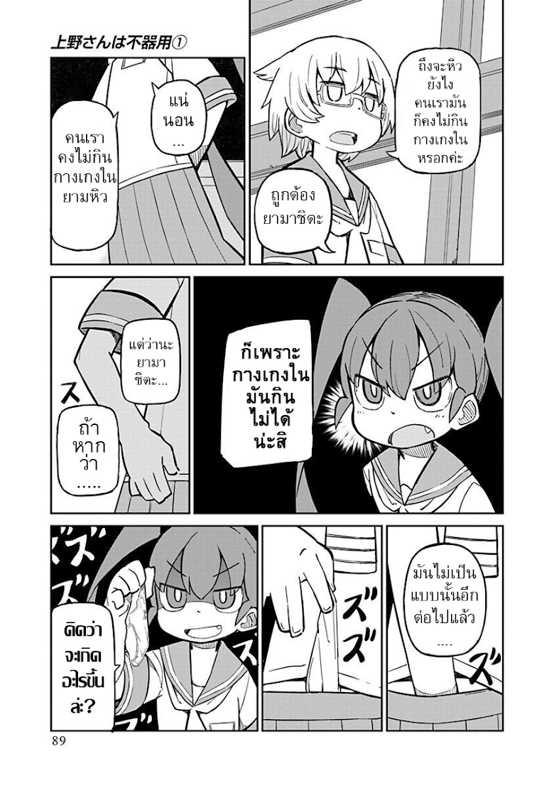 Ueno-san wa Bukiyou - หน้า 3