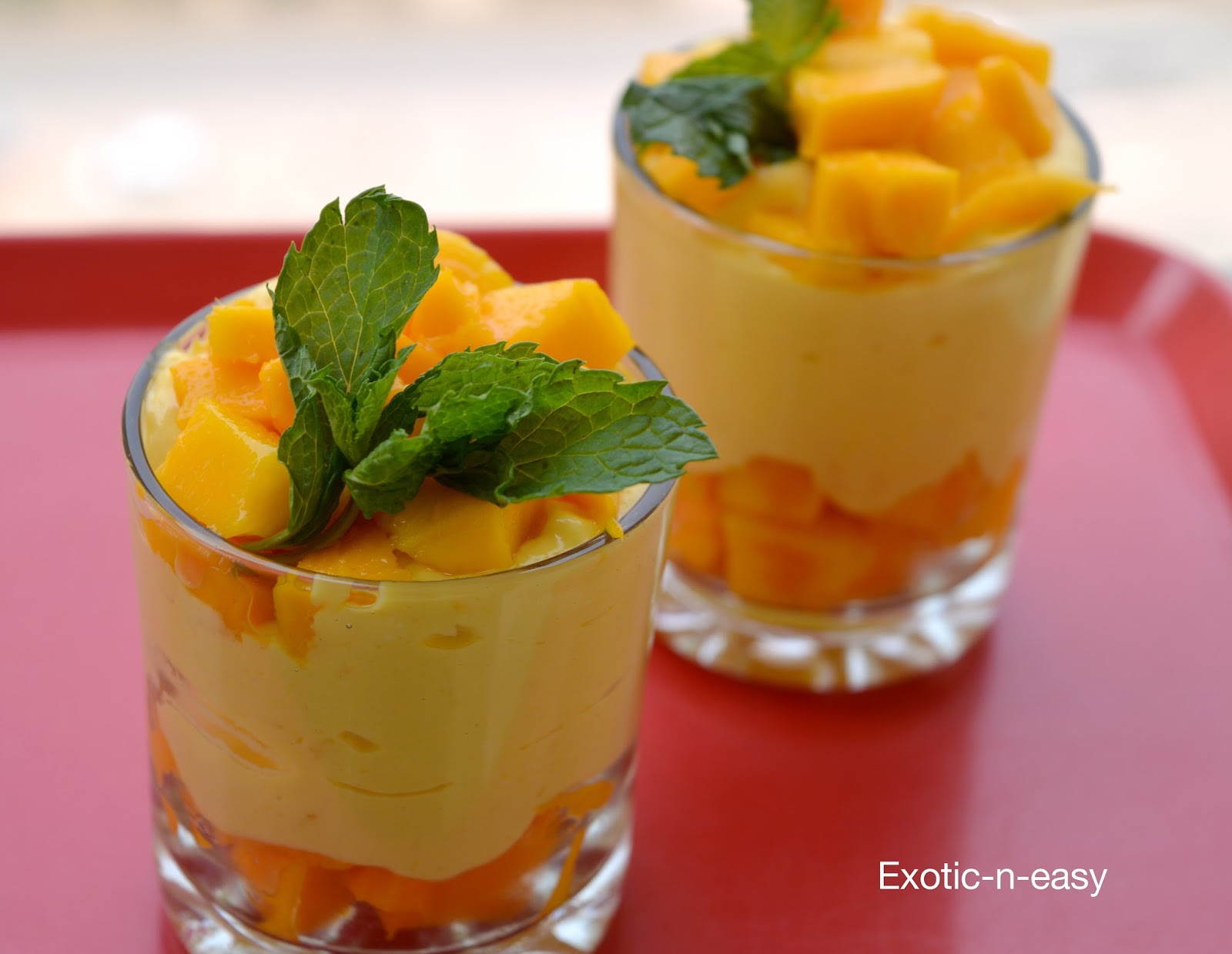 exoticneasy cooking Mango Yogurt