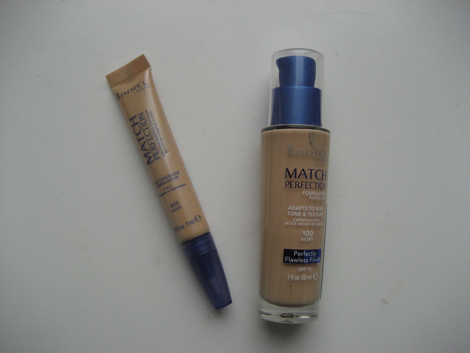 delicate hummingbird.: foundation overview #9: Rimmel Match Perfection & concealer