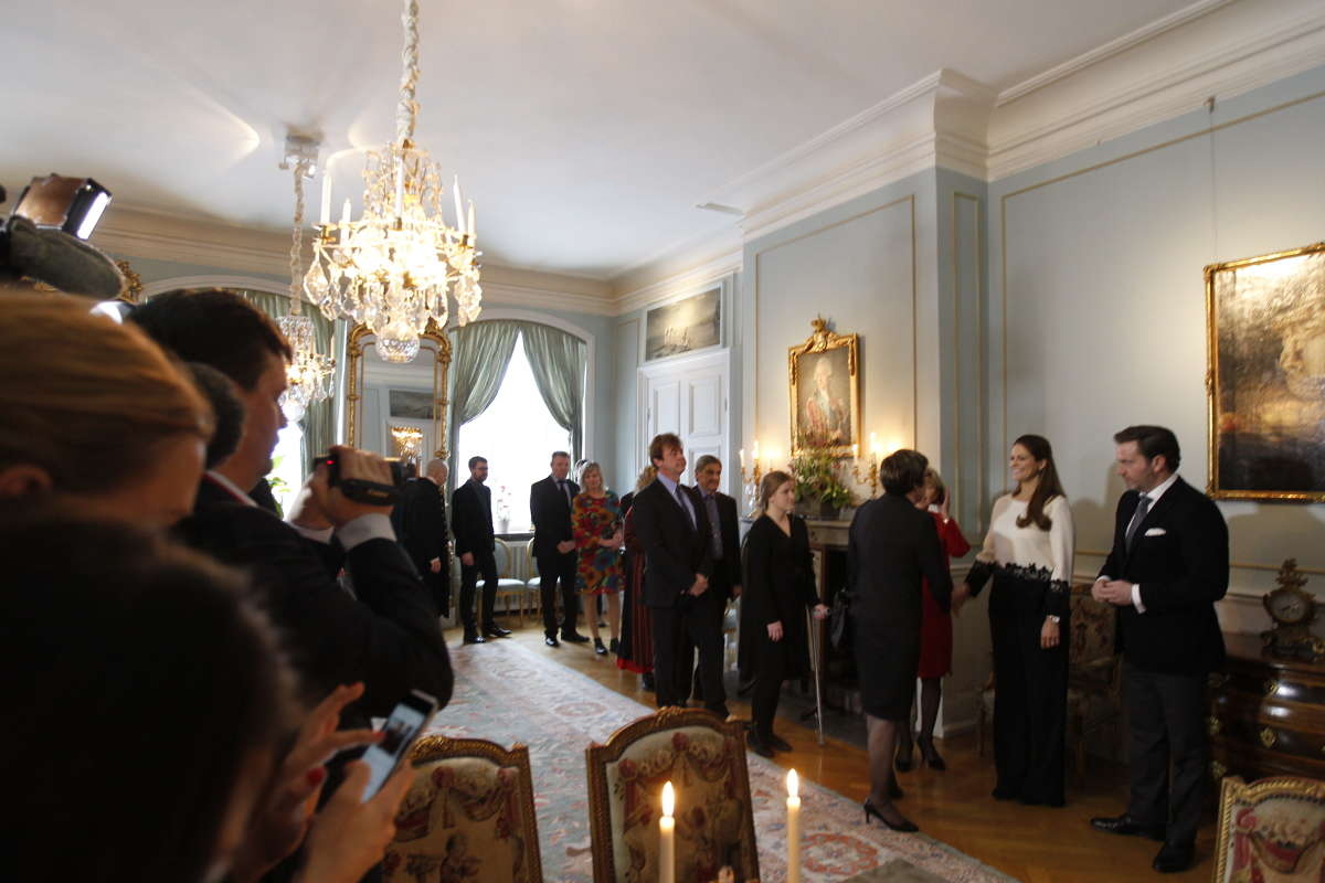 Princess Madeleine visit to Gavle Castle